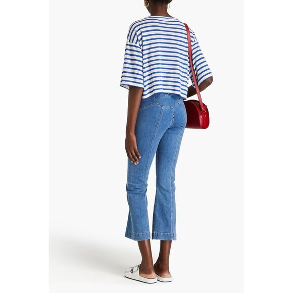 Veronica Beard Carson Ankle Flare High-Rise Jeans sz 29 - Picture 5 of 11